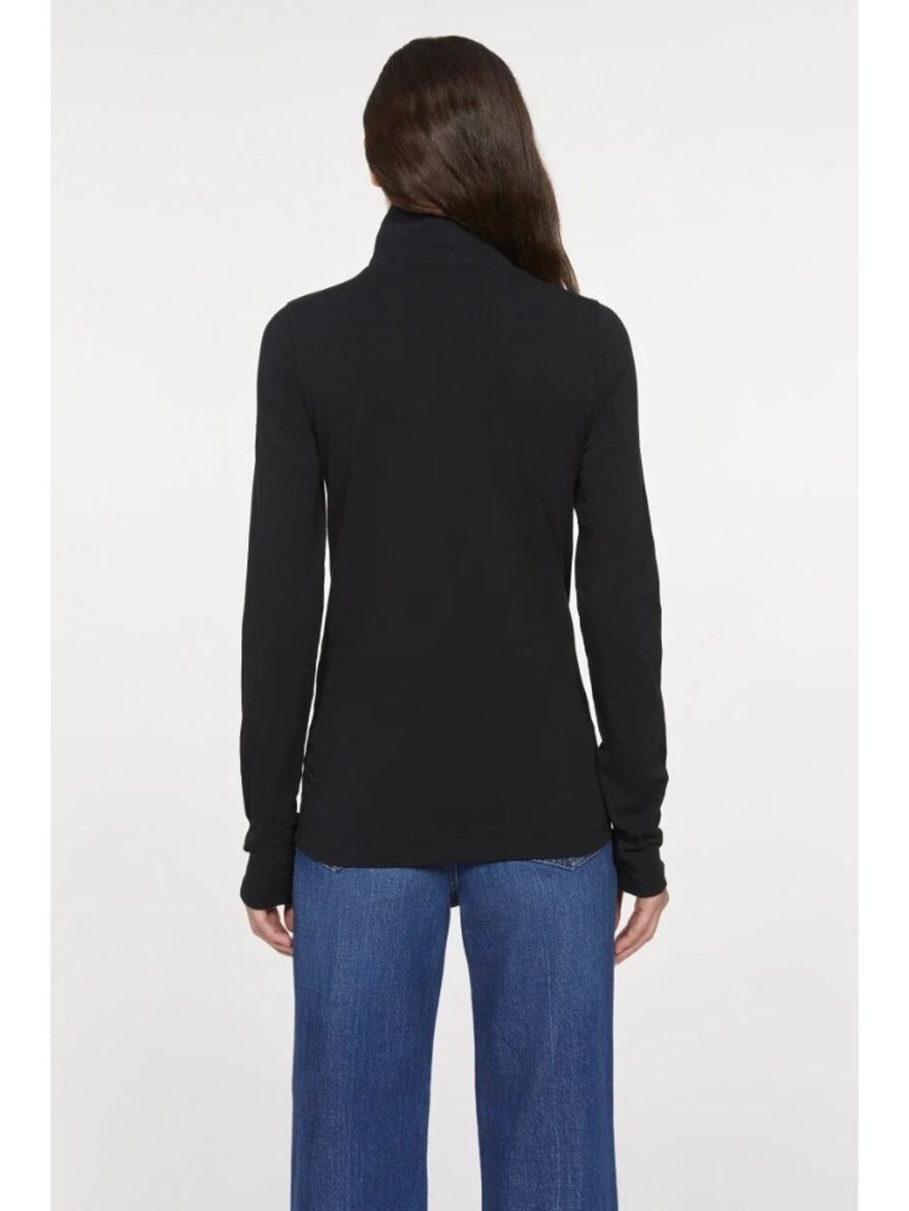 Rodebjer Kiena turtleneck Jersey Top Black Size Small New with Tag - Picture 2 of 4